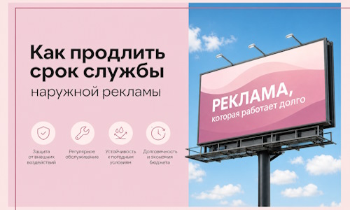 Как продлить срок службы наружной рекламы в  Урюпинске